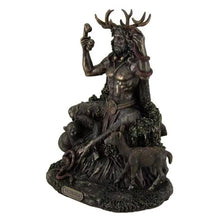 Load image into Gallery viewer, Resin Cernunnos Horned Animal God Statue Figurine Garden Home God Sculpture
