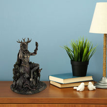 Load image into Gallery viewer, Resin Cernunnos Horned Animal God Statue Figurine Garden Home God Sculpture