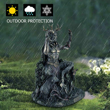 Load image into Gallery viewer, Resin Cernunnos Horned Animal God Statue Figurine Garden Home God Sculpture