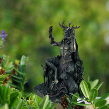 Load image into Gallery viewer, Resin Cernunnos Horned Animal God Statue Figurine Garden Home God Sculpture