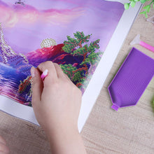 Load image into Gallery viewer, Diamond Painting Bead Sorting Tray Stackable Rhinestone Plate (1pc Purple)