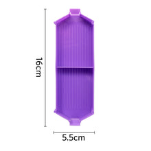 Load image into Gallery viewer, Diamond Painting Bead Sorting Tray Stackable Rhinestone Plate (1pc Purple)