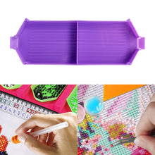 Load image into Gallery viewer, Diamond Painting Bead Sorting Tray Stackable Rhinestone Plate (1pc Purple)