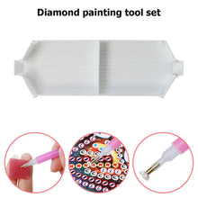 Load image into Gallery viewer, Diamond Painting Bead Sorting Tray Stackable Rhinestone Plate (1pc White)