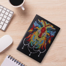 Load image into Gallery viewer, DIY Special Shaped Diamond Painting 50 Page Notebook Diary Book Kit
