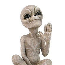 Load image into Gallery viewer, Resin Outer Space Alien Statue Outdoor Garden Figurine Alien Martians Decor