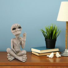 Load image into Gallery viewer, Resin Outer Space Alien Statue Outdoor Garden Figurine Alien Martians Decor