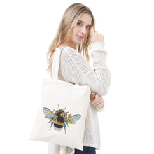 Load image into Gallery viewer, DIY Bee Diamond Painting Shopping Tote Bags Mosaic Kit Art Drawing (BB013)
