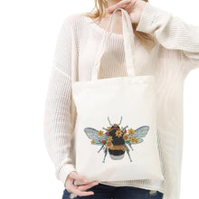 Load image into Gallery viewer, DIY Bee Diamond Painting Shopping Tote Bags Mosaic Kit Art Drawing (BB013)