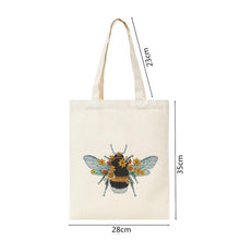Load image into Gallery viewer, DIY Bee Diamond Painting Shopping Tote Bags Mosaic Kit Art Drawing (BB013)