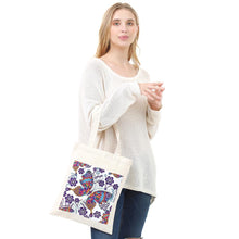 Load image into Gallery viewer, DIY Butterfly Diamond Painting Shopping Tote Bag Mosaic Kit Drawing (BB016)