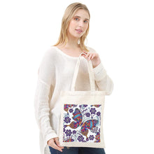 Load image into Gallery viewer, DIY Butterfly Diamond Painting Shopping Tote Bag Mosaic Kit Drawing (BB016)