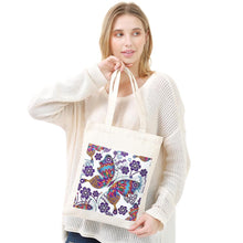 Load image into Gallery viewer, DIY Butterfly Diamond Painting Shopping Tote Bag Mosaic Kit Drawing (BB016)