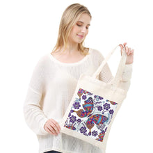 Load image into Gallery viewer, DIY Butterfly Diamond Painting Shopping Tote Bag Mosaic Kit Drawing (BB016)