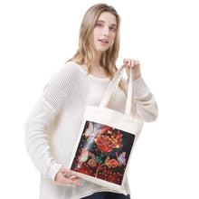 Load image into Gallery viewer, DIY Rose Diamond Painting Shopping Tote Bags Mosaic Kit Art Drawing (BB020)