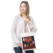 Load image into Gallery viewer, DIY Rose Diamond Painting Shopping Tote Bags Mosaic Kit Art Drawing (BB020)