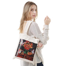 Load image into Gallery viewer, DIY Rose Diamond Painting Shopping Tote Bags Mosaic Kit Art Drawing (BB020)