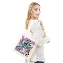 Load image into Gallery viewer, DIY Butterfly Diamond Painting Shopping Tote Bag Mosaic Kit Drawing (BB025)