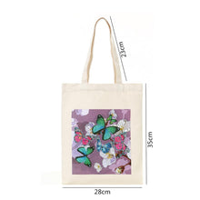 Load image into Gallery viewer, DIY Butterfly Diamond Painting Shopping Tote Bag Mosaic Kit Drawing (BB025)