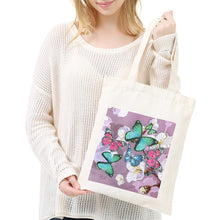 Load image into Gallery viewer, DIY Butterfly Diamond Painting Shopping Tote Bag Mosaic Kit Drawing (BB025)