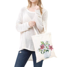 Load image into Gallery viewer, DIY Vase Diamond Painting Shopping Tote Bags Mosaic Kit Art Drawing (BB029)