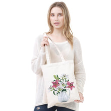 Load image into Gallery viewer, DIY Vase Diamond Painting Shopping Tote Bags Mosaic Kit Art Drawing (BB029)
