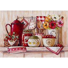 Load image into Gallery viewer, Diamond Painting - Full Round - Cupboard Parrotttern (60*40cm)