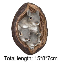 Load image into Gallery viewer, 4X Resin Squirrel Garden Statue Gift Outdoor Decoration Courtyard Accessories