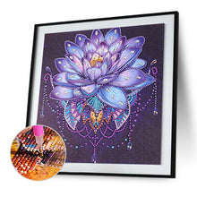 Load image into Gallery viewer, Diamond Painting - Partial Special Shaped - Lotus (30*30cm)
