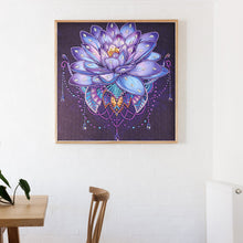 Load image into Gallery viewer, Diamond Painting - Partial Special Shaped - Lotus (30*30cm)