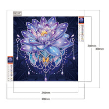 Load image into Gallery viewer, Diamond Painting - Partial Special Shaped - Lotus (30*30cm)