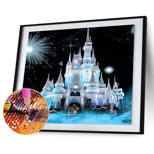 Diamond Painting - Partial Special Shaped - Castle (40*30cm)