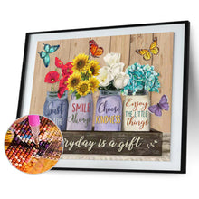 Load image into Gallery viewer, Flower 50*40CM(Canvas) Full Round Drill Diamond Painting