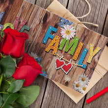 Load image into Gallery viewer, Special Shaped Diamond Greeting Card Partial Drill Holiday DIY Postcards