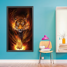 Load image into Gallery viewer, Diamond Painting - Full Round - Parrotttern Fire Tiger (40*80cm)