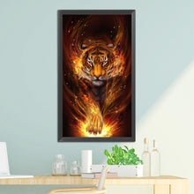 Load image into Gallery viewer, Diamond Painting - Full Round - Parrotttern Fire Tiger (40*80cm)