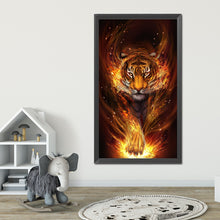 Load image into Gallery viewer, Diamond Painting - Full Round - Parrotttern Fire Tiger (40*80cm)