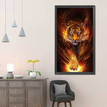 Load image into Gallery viewer, Diamond Painting - Full Round - Parrotttern Fire Tiger (40*80cm)