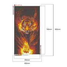 Load image into Gallery viewer, Diamond Painting - Full Round - Parrotttern Fire Tiger (40*80cm)