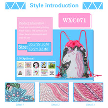 Load image into Gallery viewer, Diamond Painting DIY Special Shaped Drill Horn Horse Backpack Kit (WXC071)