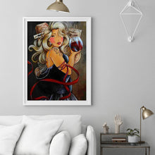 Load image into Gallery viewer, Diamond Painting - Full Round - Happiness Fat Woman (30*40cm)