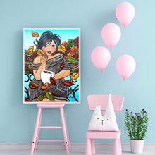 Load image into Gallery viewer, Diamond Painting - Full Round - Happiness Fat Woman (30*40cm)