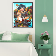 Load image into Gallery viewer, Diamond Painting - Full Round - Happiness Fat Woman (30*40cm)