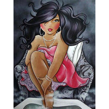 Load image into Gallery viewer, Diamond Painting - Full Round - Fat girl (30*40CM)