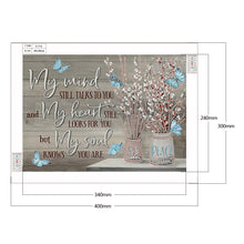 Load image into Gallery viewer, Diamond Painting - Partial Special Shaped - English sentence (40*30cm)