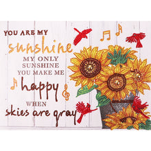 Load image into Gallery viewer, Diamond Painting - Partial Special Shaped - English sentence (40*30cm)