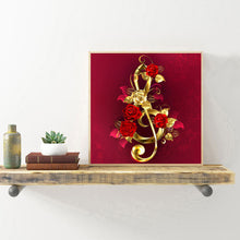 Load image into Gallery viewer, Diamond Painting - Full Round - Goldplated Rose Flower (30*30cm)