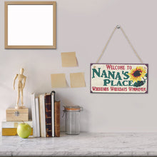 Load image into Gallery viewer, 5D DIY Letter Full Drill Hanging Diamond Painting Craft Home Decor (Flower)