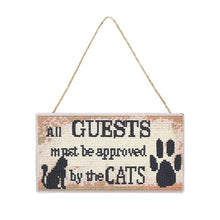Load image into Gallery viewer, 5D DIY Letter Full Drill Hanging Diamond Painting Craft Art Decor (Cat Paw)