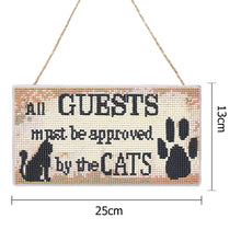 Load image into Gallery viewer, 5D DIY Letter Full Drill Hanging Diamond Painting Craft Art Decor (Cat Paw)